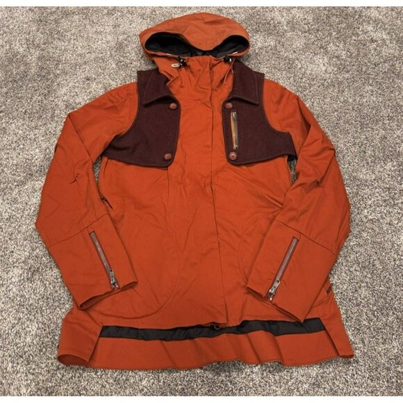 Holden Outerwear Women’s Jacket Orange With Vest Small EUC - Picture 2 of 5